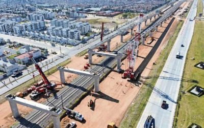 Prevén terminar viaducto elevado para el Tren México-Pachuca en el primer trimestre