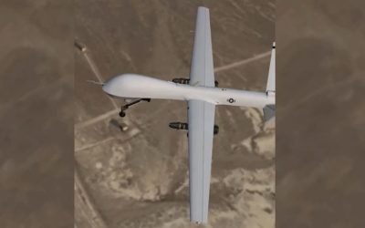 Patrulla EE.UU. frontera sur con drones avanzados