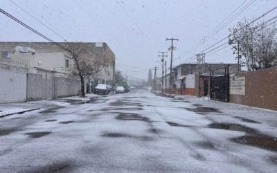 Frío extremo en varios Estados; suspenden clases por bajas temperaturas y reportan caída de nieve