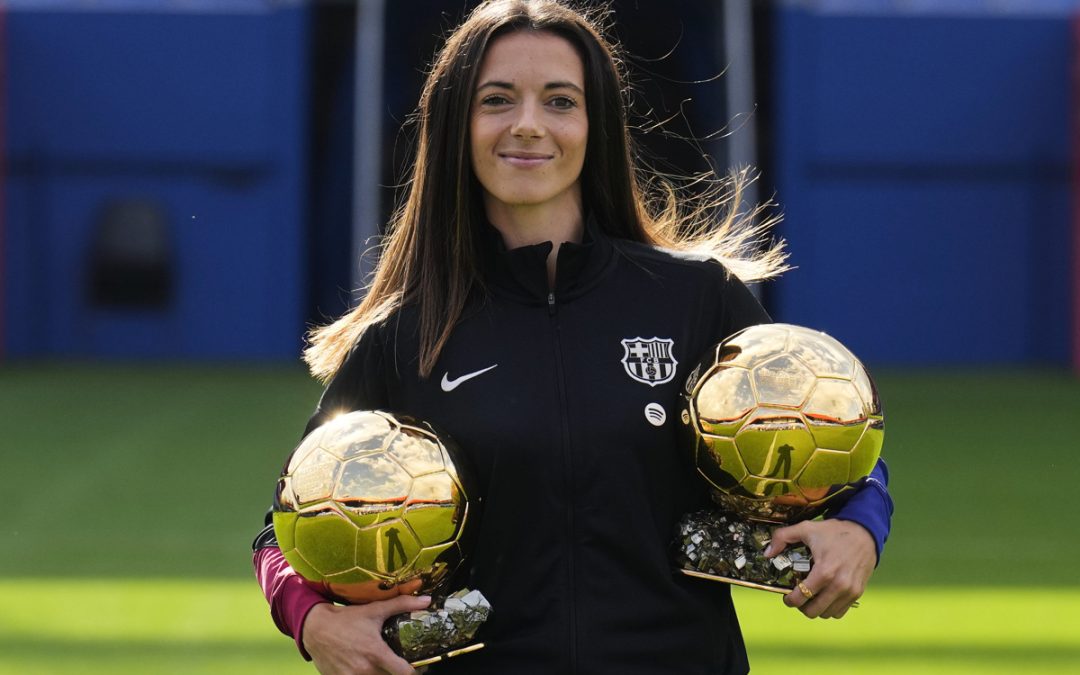 Asegura Aitana Bonmatí que el futbol femenino crece cada día más en México