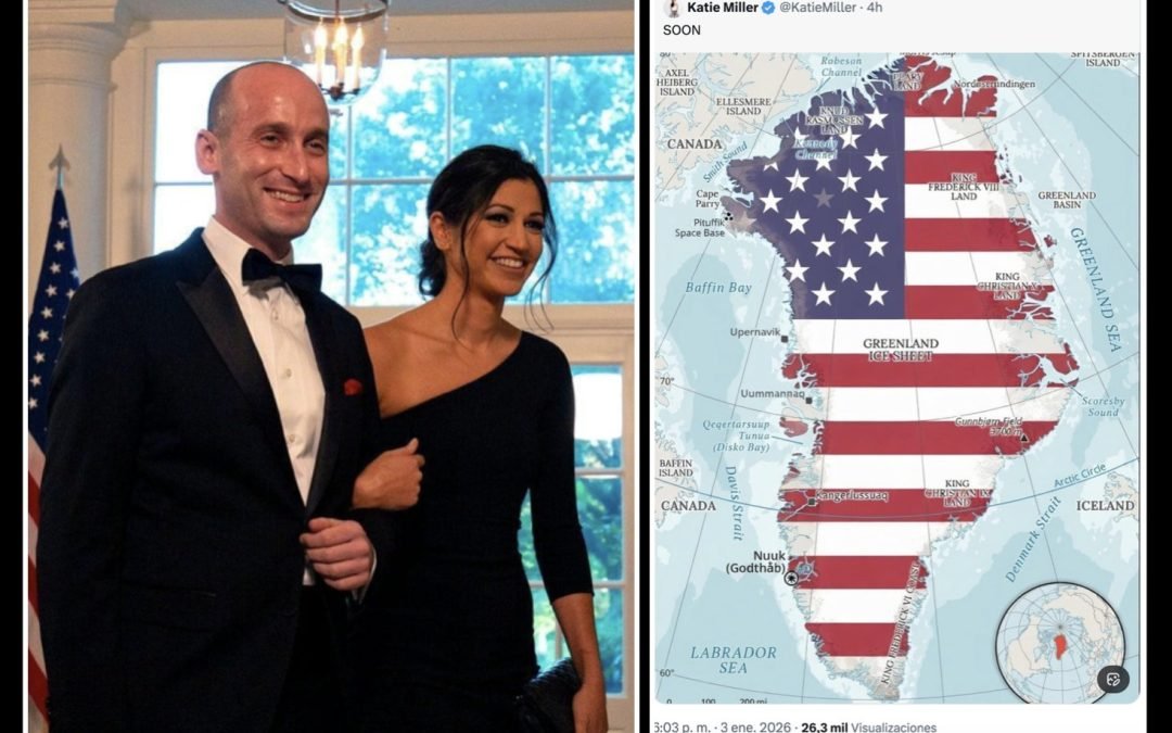 Pide Dinamarca «respeto» por Groenlandia tras mensaje de esposa de asesor de Trump