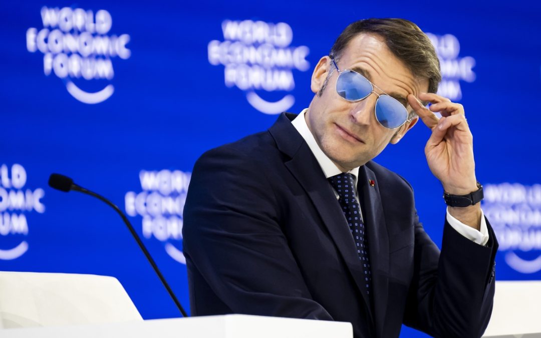 Macron en Davos: “No hay que dejarse impresionar por las amenazas de Estados Unidos”