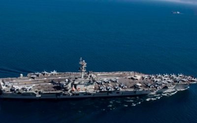 Portaaviones de EU llegan a Medio Oriente