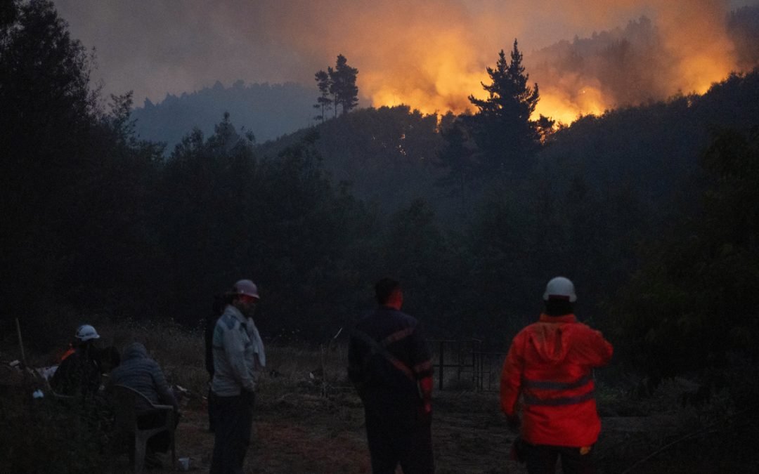 Elevan a 20 las víctimas por incendios al sur de Chile y detienen a sospechoso de provocarlos