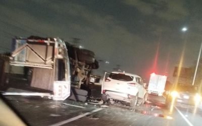 Accidente en la autopista México-Pachuca deja varios muertos