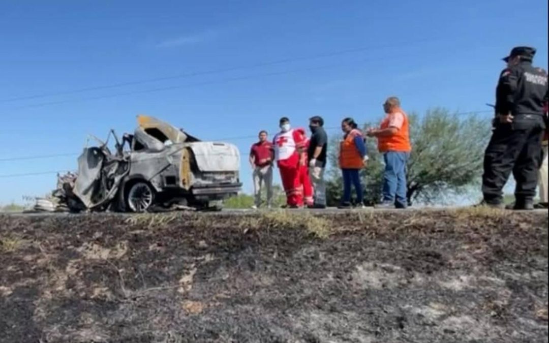 Cuatro muertos en accidente carretero en Tamaulipas