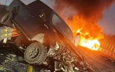 Choque en la autopista Matamoros-Reynosa deja cuatro muertos