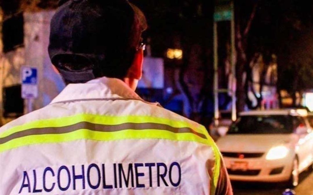 Alcoholímetro en CDMX: Suman mil 164 conductores detenidos