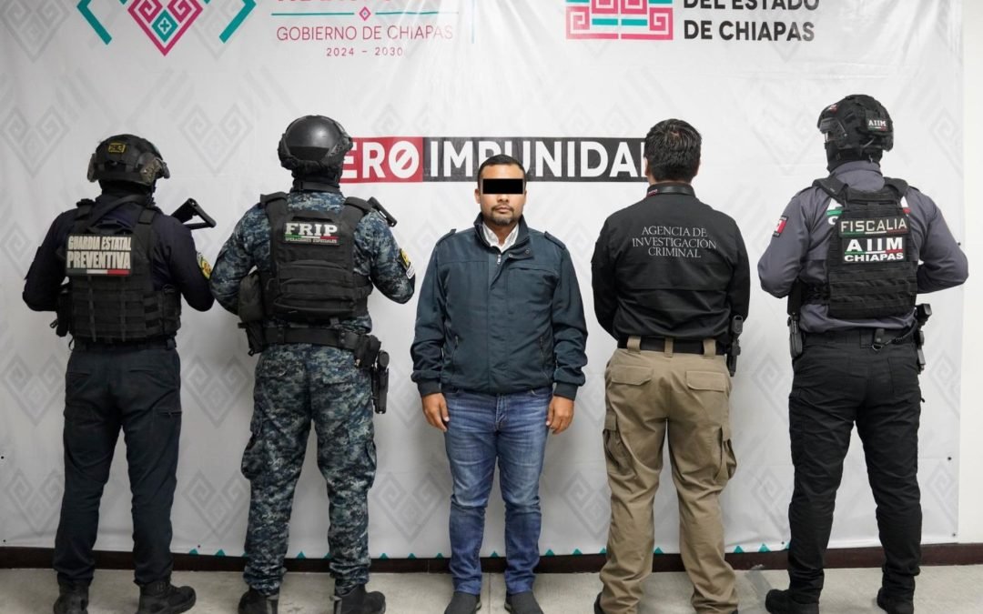 Detienen al alcalde de Cintalapa, Chiapas; lo acusan de corrupción y vínculos con criminales