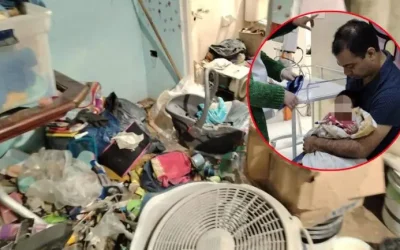 DIF rescata a menor de seis meses que vivía entre basura en Veracruz