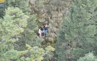 Rescatan a dos senderistas extraviados en el Pico del Águila, en el Ajusco