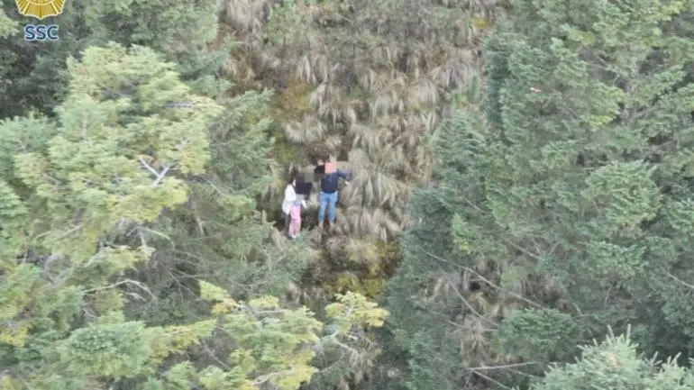 Rescatan a dos senderistas extraviados en el Pico del Águila, en el Ajusco