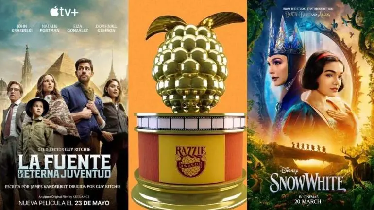 Premios Razzie 2026: Blanca Nieves y La guerra de los mundos lideran las nominaciones