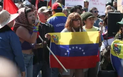 Protestan en la Embajada de Estados Unidos en CDMX por captura de Nicolás Maduro