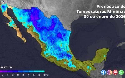 Provocará Frente Frío 32 lluvias y fuertes vientos en el noreste y oriente del país