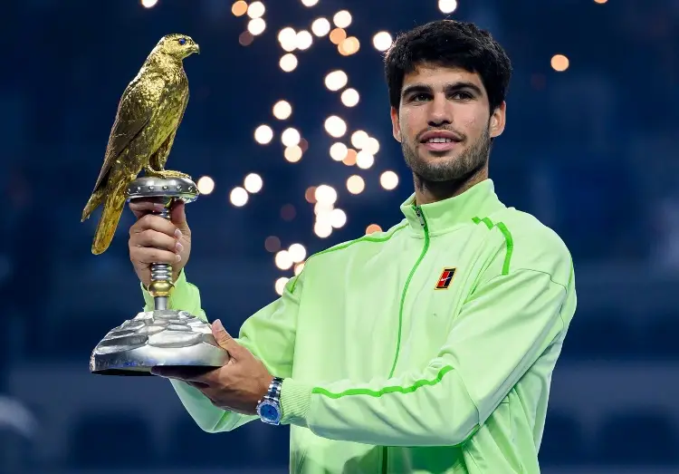 Carlos Alcaraz es campeón del ATP 500 de Doha