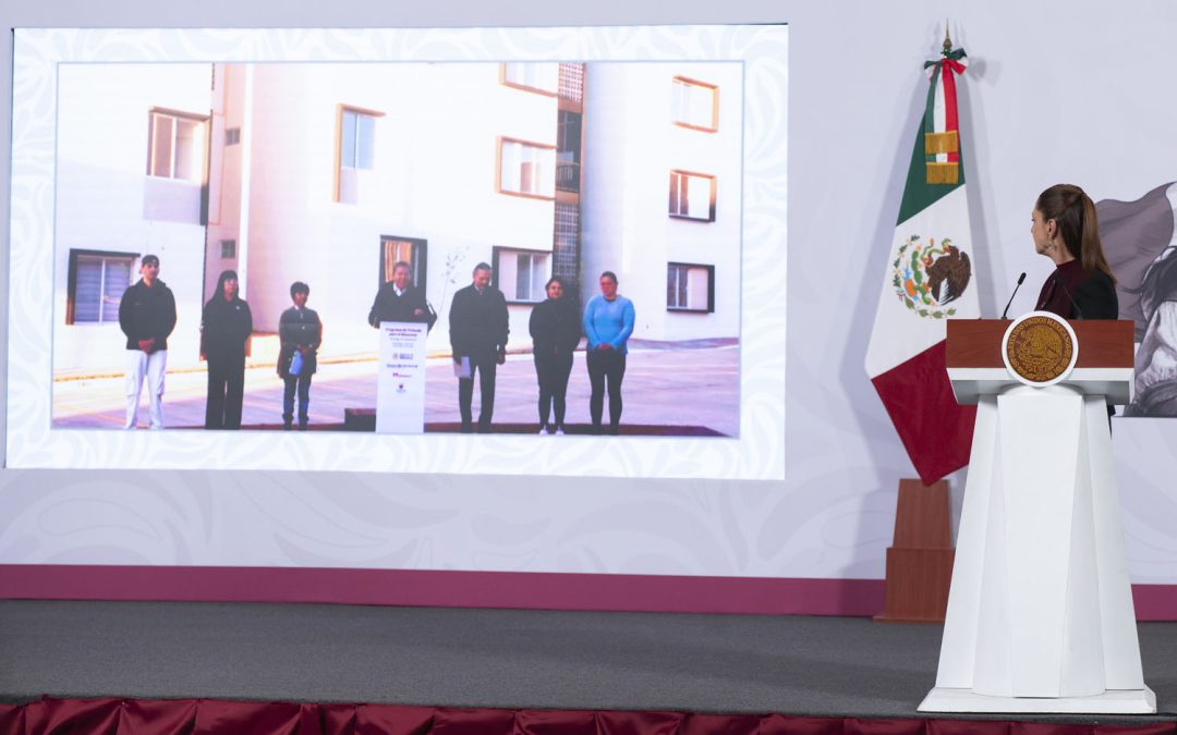 Encabeza Sheinbaum entrega de vivienda en Zacatecas a 10 meses del inicio de obra