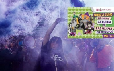 Zócalo de CDMX se iluminará de morado por el 8M, anuncian más de 100 actividades gratuitas