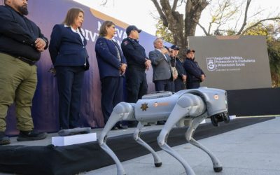 Perros robots reforzarán la seguridad durante los partidos del Mundial en Nuevo León