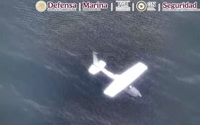 Aseguran una narco avioneta con más de media tonelada de droga en Oaxaca.