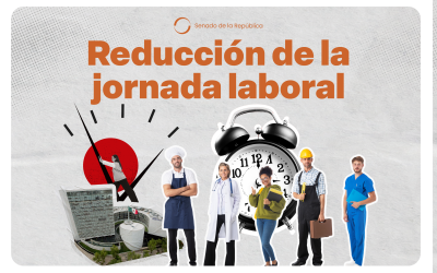 Aprueban en el Senado de la República reducción de jornada laboral a 40 horas