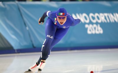 Lollobrigida, campeona olímpica en los 5 mil metros de patinaje de velocidad