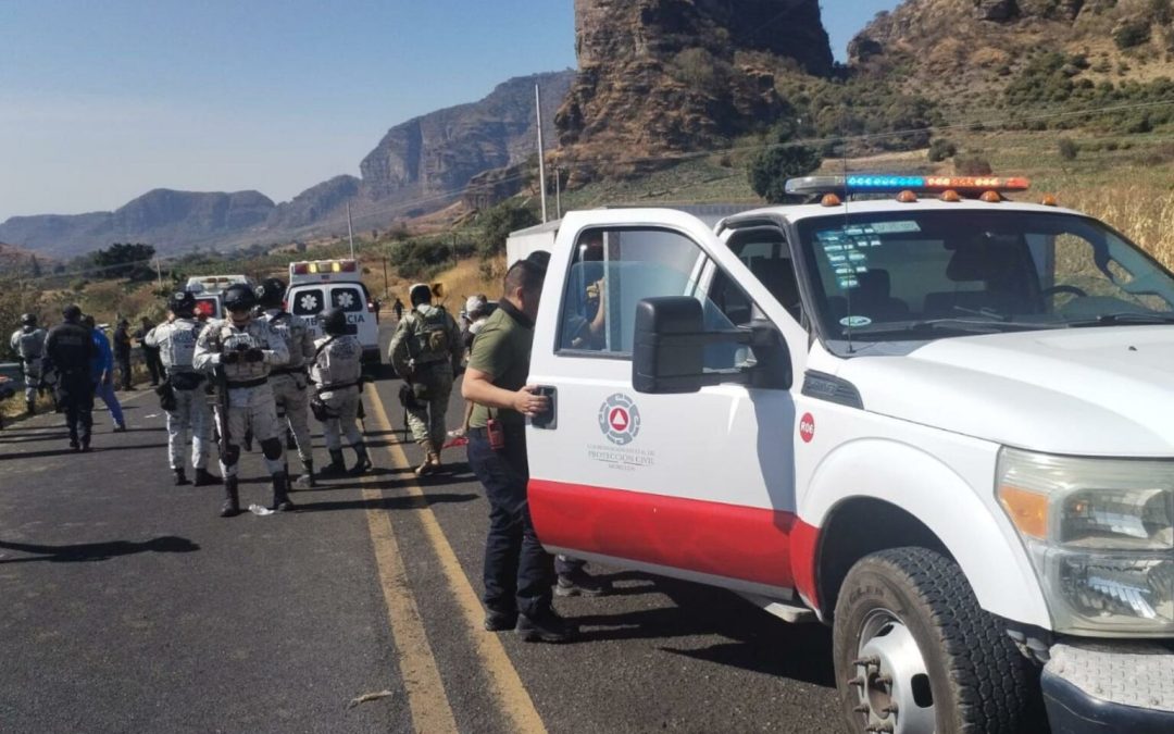 Ocho muertos tras accidente carretero en Morelos
