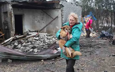 Cañoneo sume en la oscuridad a Ucrania