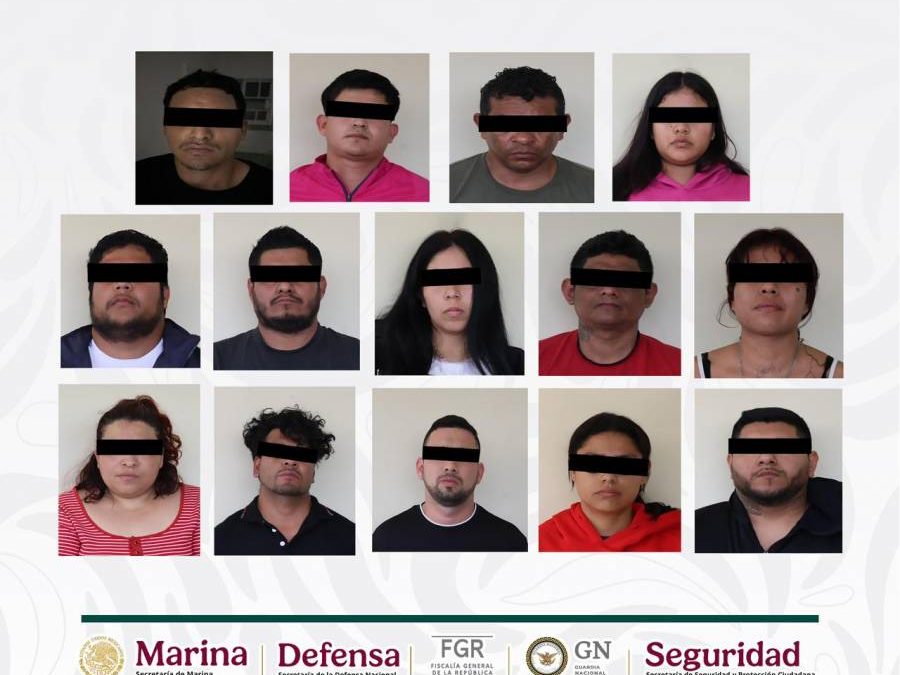 Operativo en Veracruz deja 14 detenidos y liberación de una víctima de secuestro