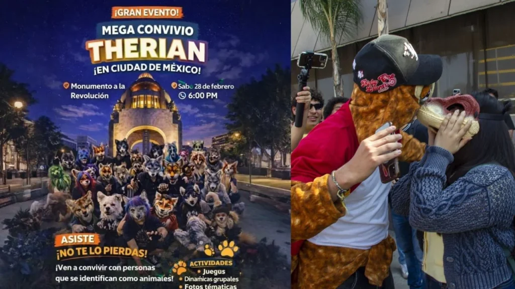 Circula convocatoria a Mega Convivio Therian en el Monumento a la Revolución