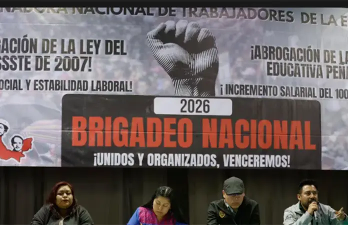 CNTE anuncia huelga nacional rumbo al Mundial 2026