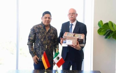 Gobernador de San Luis Potosí se reúne con embajador de Alemania para fortalecer lazos de cooperación
