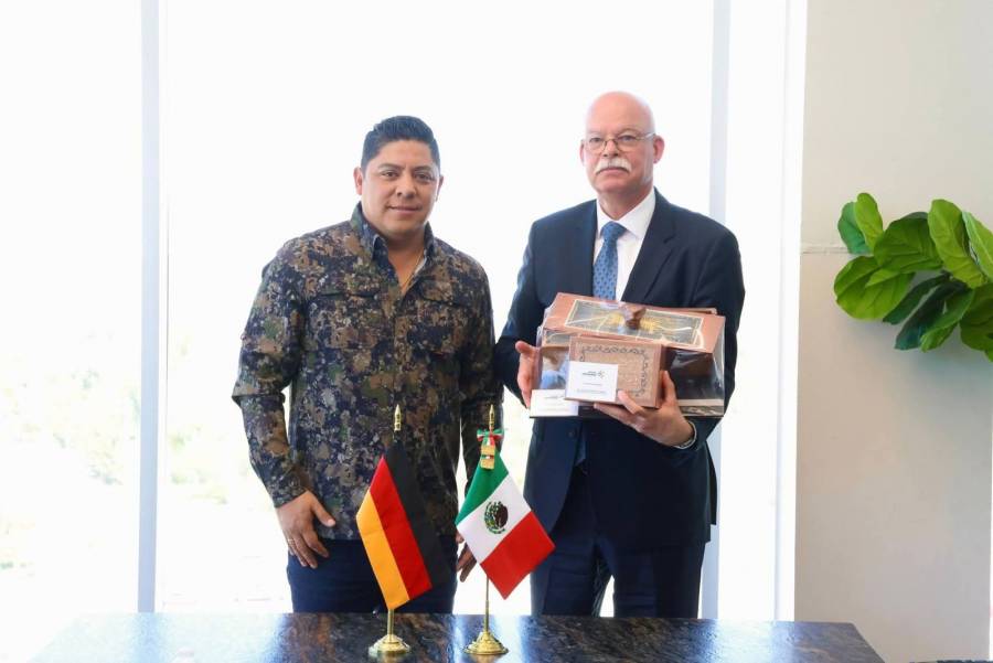 Gobernador de San Luis Potosí se reúne con embajador de Alemania para fortalecer lazos de cooperación