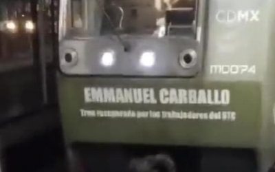 Frena conductor del Metro de la Línea B y evita muerte en estación Ecatepec