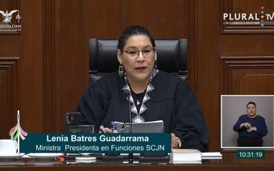 Lenia Batres asume como presidenta en funciones de la SCJN, de manera provisional