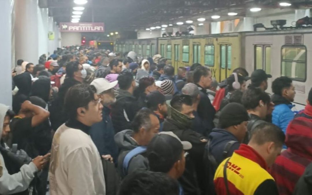 Metro CDMX, con retrasos en al menos 6 líneas
