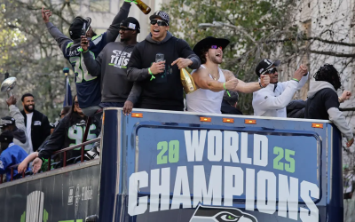 Seahawks celebran desfile de victoria del Super Bowl en Seattle
