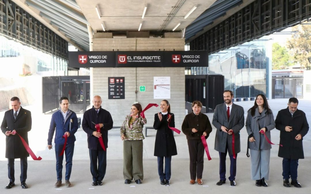 Sheinbaum inaugura tramo Santa Fe-Observatorio del Tren “El Insurgente”