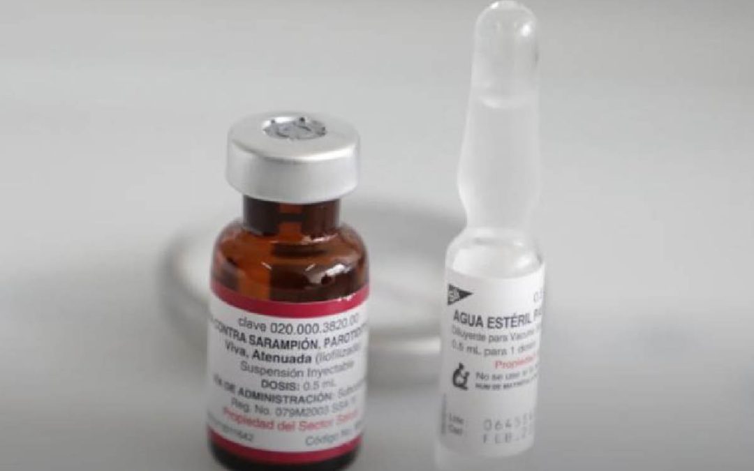 Solicita Gobierno federal 15 millones de vacunas adicionales contra el sarampión
