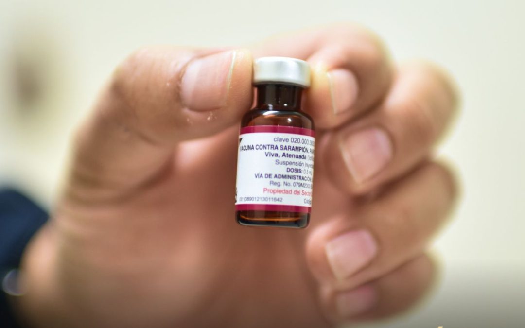 México cuenta con 23 millones de vacunas disponibles contra el sarampión