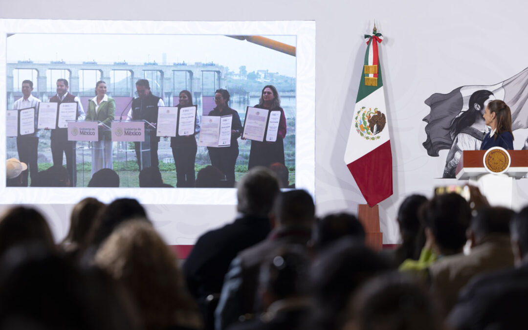 Entregan títulos de concesión de agua a Tijuana, Rosarito, Mexicali, Tecate y Ensenada