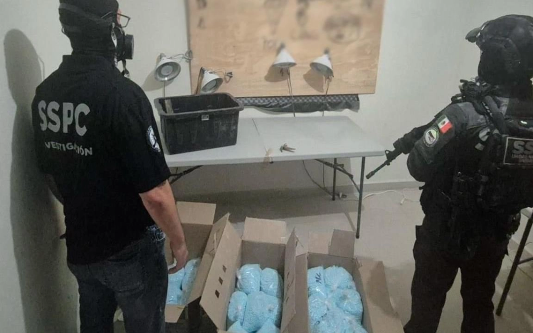 Anuncia Harfuch decomiso de 270 kilos de fentanilo y captura de líder criminal en Colima