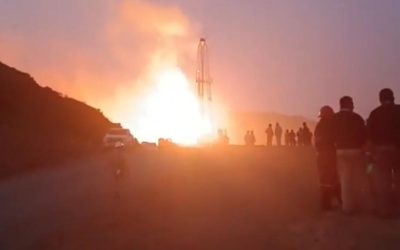 Se incendia de nuevo pozo petrolero en Veracruz tras fuerte explosión