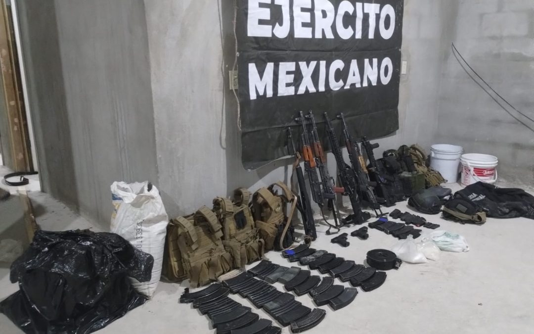 7 narcos fueron detenidos con armas y droga por el Ejército en Ensenada  BC.
