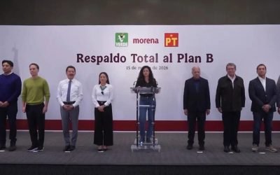 Acuerdan Morena, PT y PVEM respaldo total a Plan B de Sheinbaum