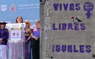 Brugada encabeza mensaje monumental ‘Siempre Vivas, Libres e Iguales’ en el Zócalo