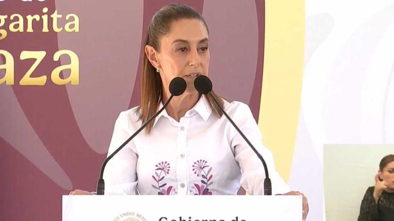 Pide la Presidenta «cabeza fría» tras dichos de Trump sobre cárteles en México