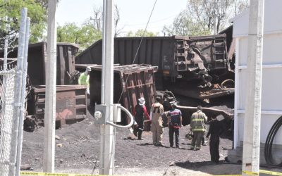 Tren descarrila en Aguascalientes; murió un migrante