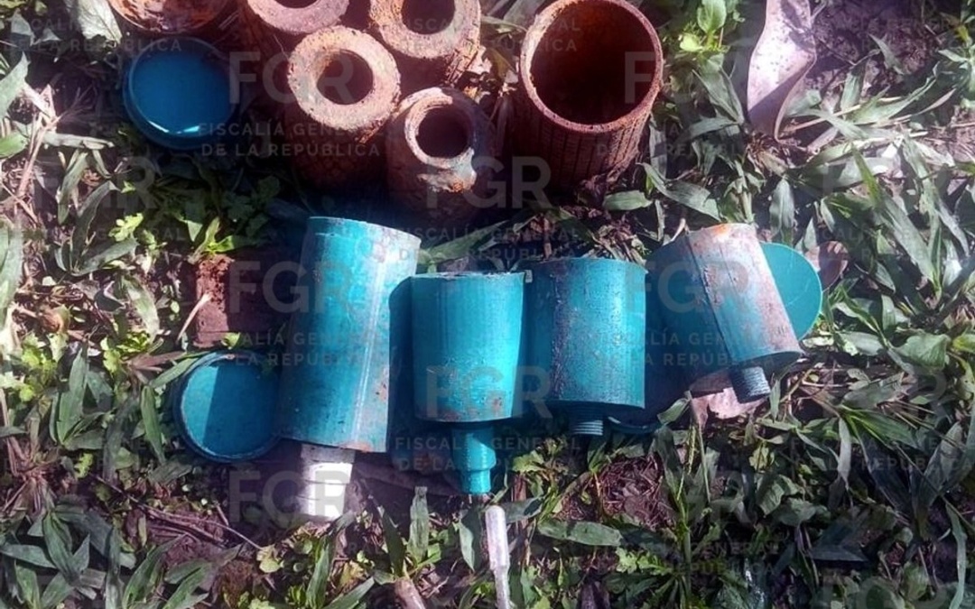 Aseguran explosivos en Veracruz