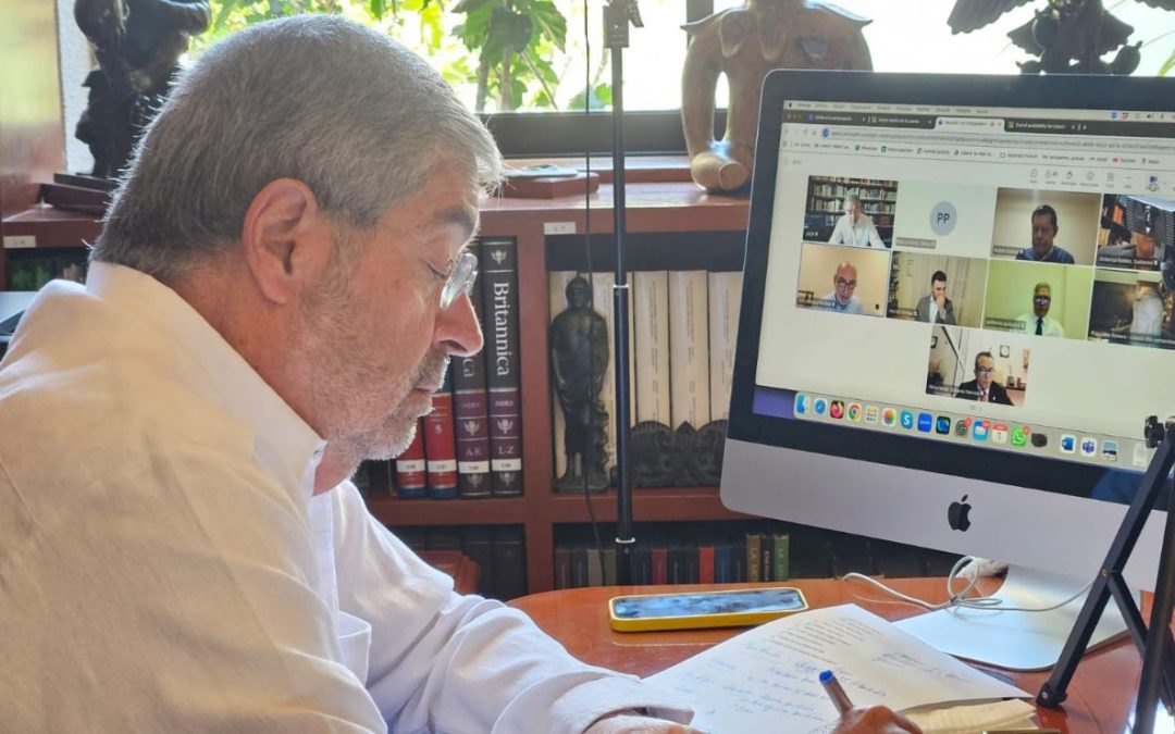 Canciller Juan Ramón de la Fuente se reúne con representantes de México en Medio Oriente